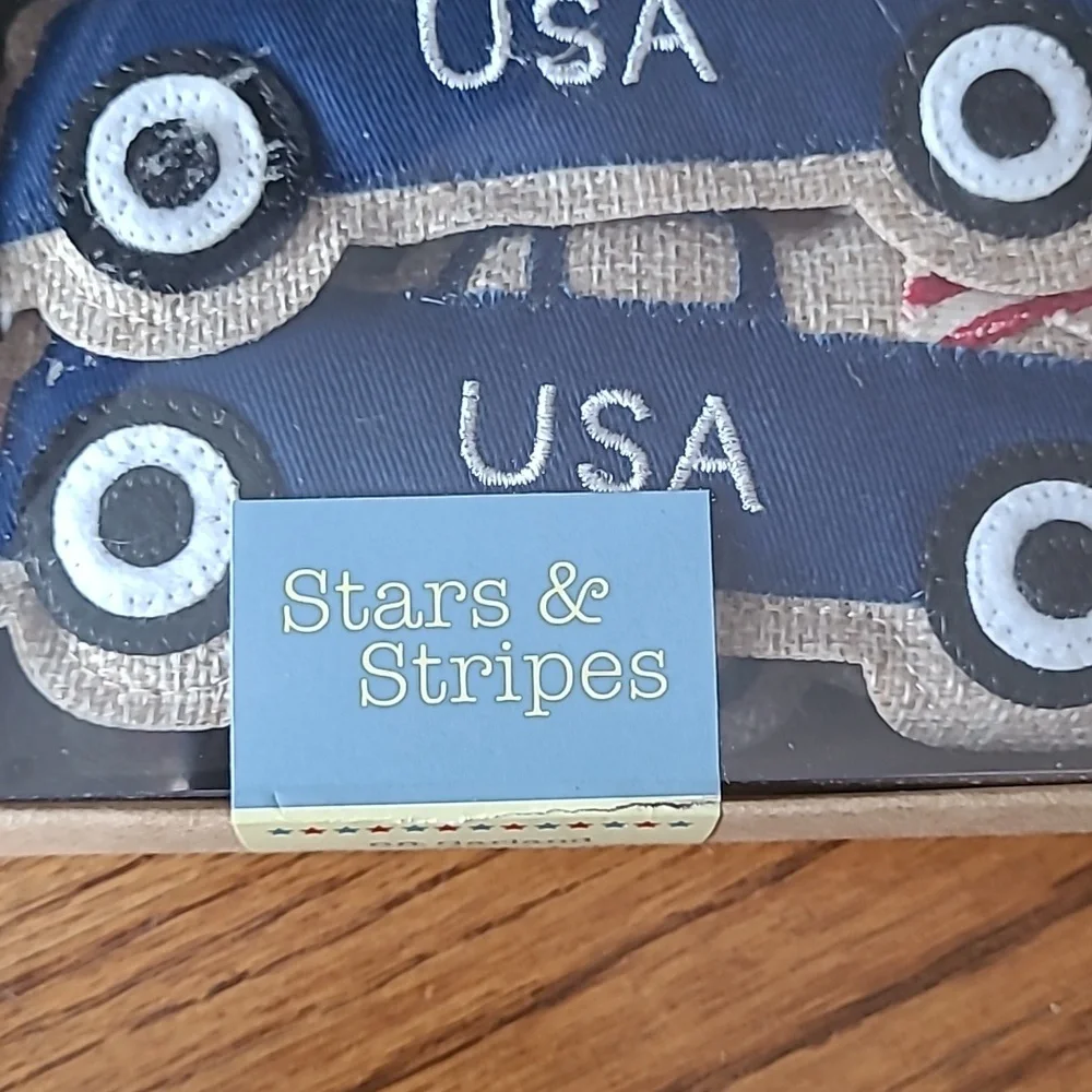 New - Fabric Patriotic Garland